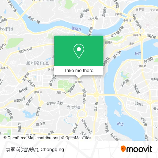 袁家岗(地铁站) map