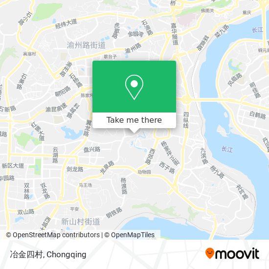 冶金四村 map