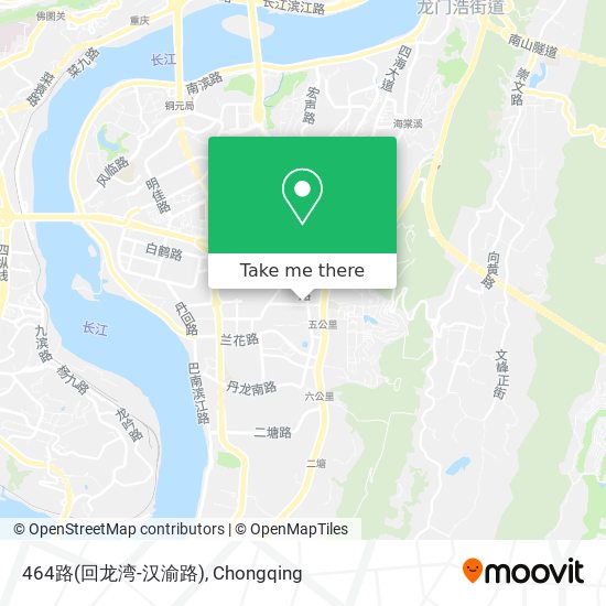 464路(回龙湾-汉渝路) map