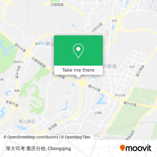厚大司考.重庆分校 map