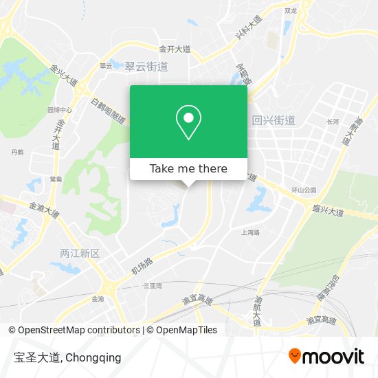 宝圣大道 map