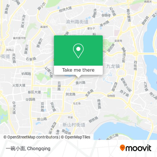 一碗小面 map