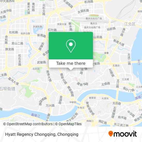 Hyatt Regency Chongqing map