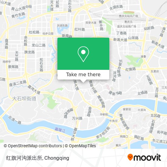 红旗河沟派出所 map