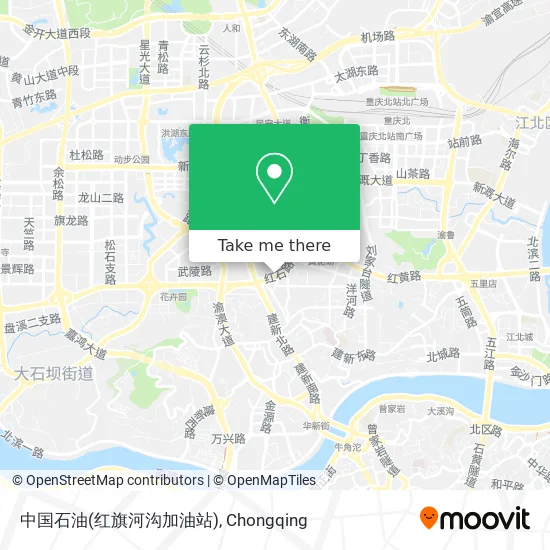 中国石油(红旗河沟加油站) map