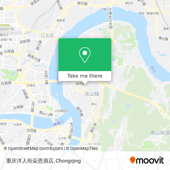 重庆洋人街朵恩酒店 map