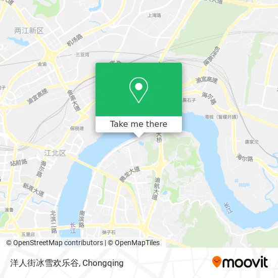 洋人街冰雪欢乐谷 map