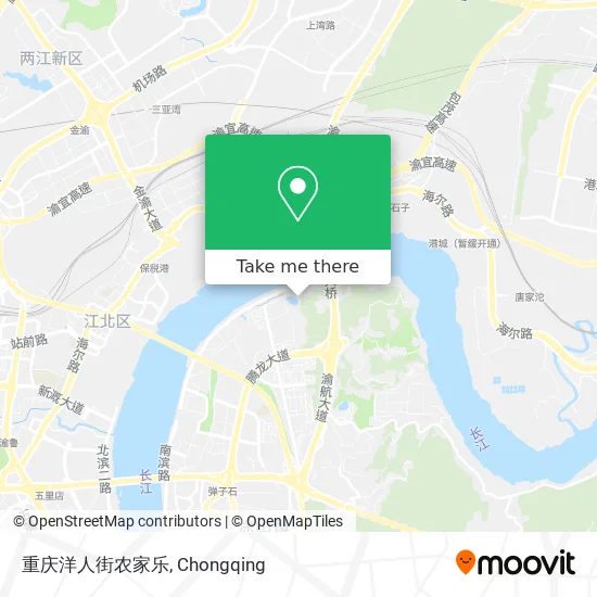 重庆洋人街农家乐 map