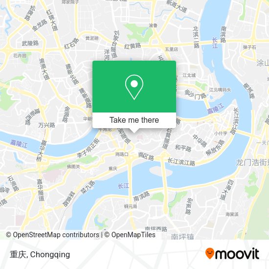 重庆 map
