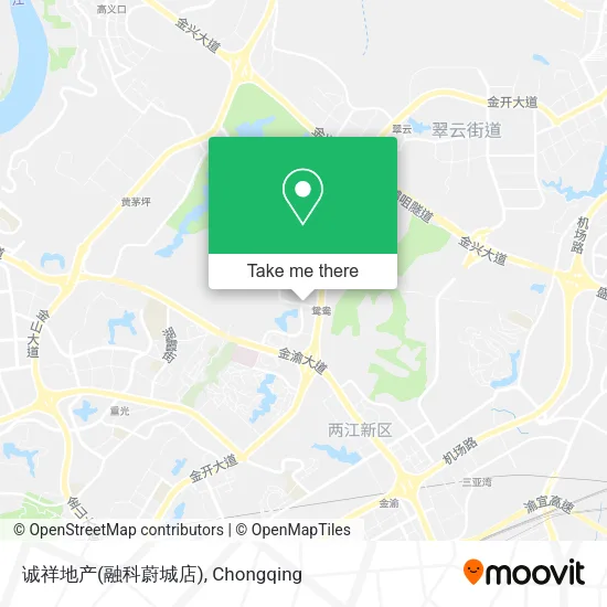 诚祥地产(融科蔚城店) map