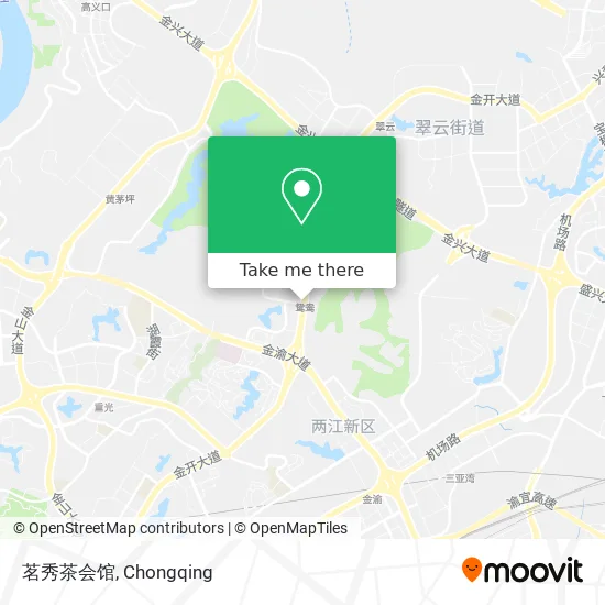 茗秀茶会馆 map