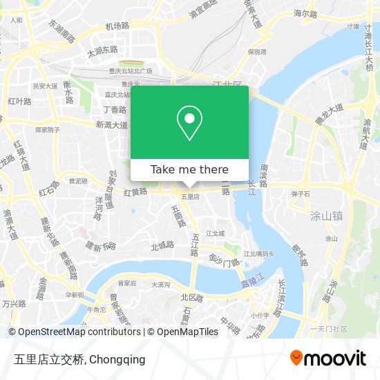 五里店立交桥 map