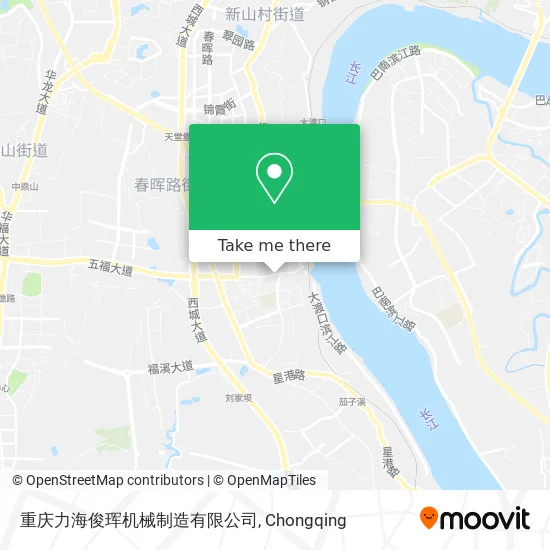重庆力海俊珲机械制造有限公司 map