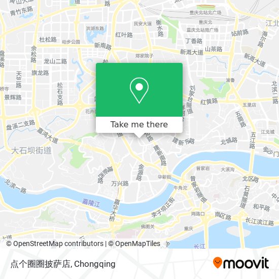点个圈圈披萨店 map