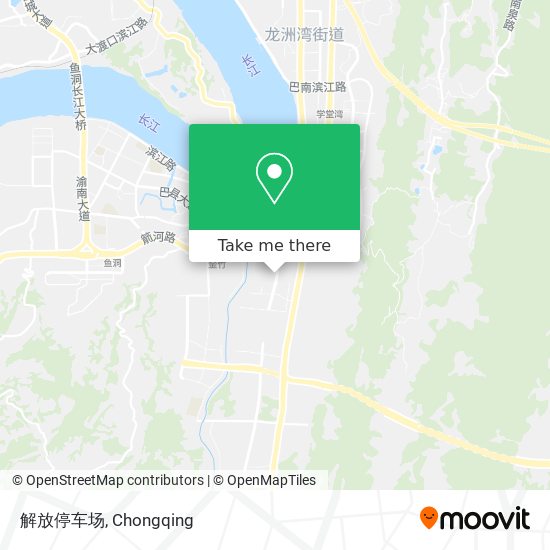 解放停车场 map