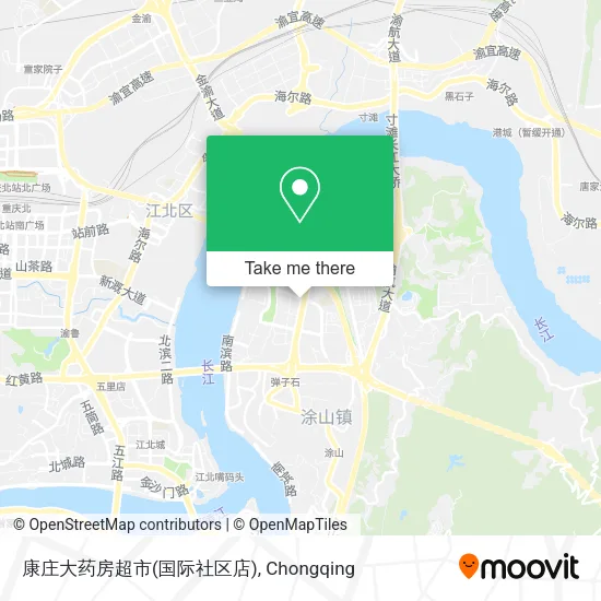 康庄大药房超市(国际社区店) map