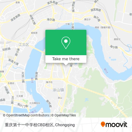 重庆第十一中学校CBD校区 map