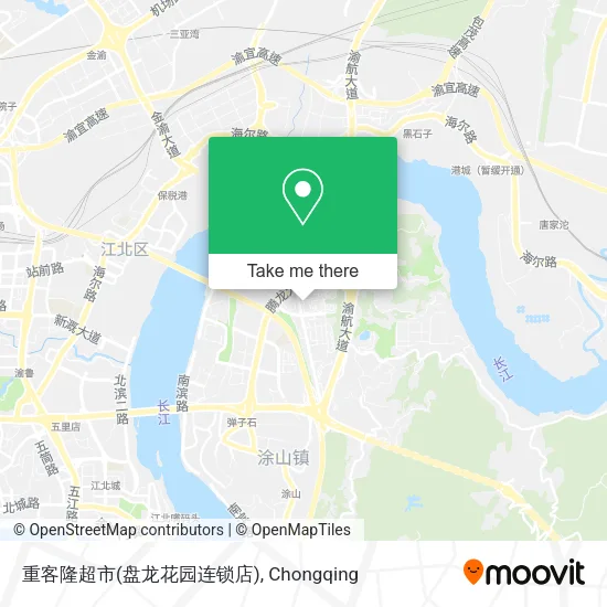重客隆超市(盘龙花园连锁店) map
