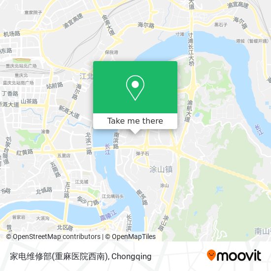 家电维修部(重麻医院西南) map
