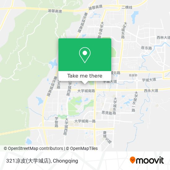 321凉皮(大学城店) map