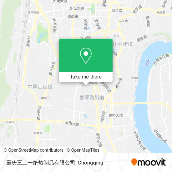 重庆三二一绝热制品有限公司 map