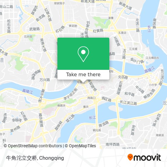 牛角沱立交桥 map