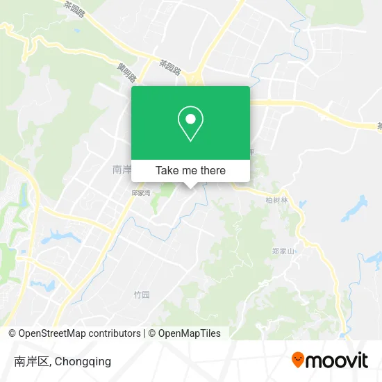 南岸区 map