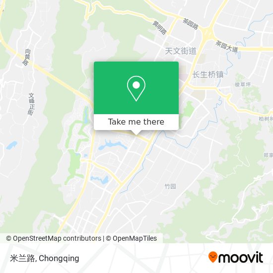 米兰路 map