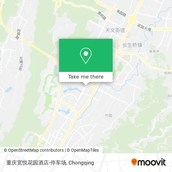 重庆宽悦花园酒店-停车场 map
