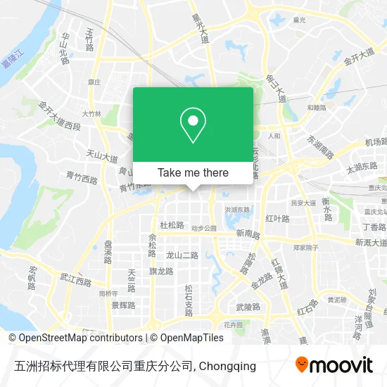 五洲招标代理有限公司重庆分公司 map