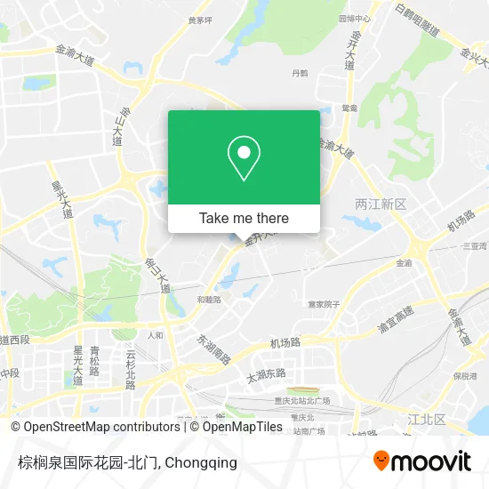 棕榈泉国际花园-北门 map