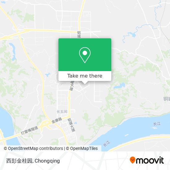 西彭金桂园 map