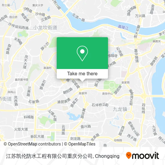江苏凯伦防水工程有限公司重庆分公司 map
