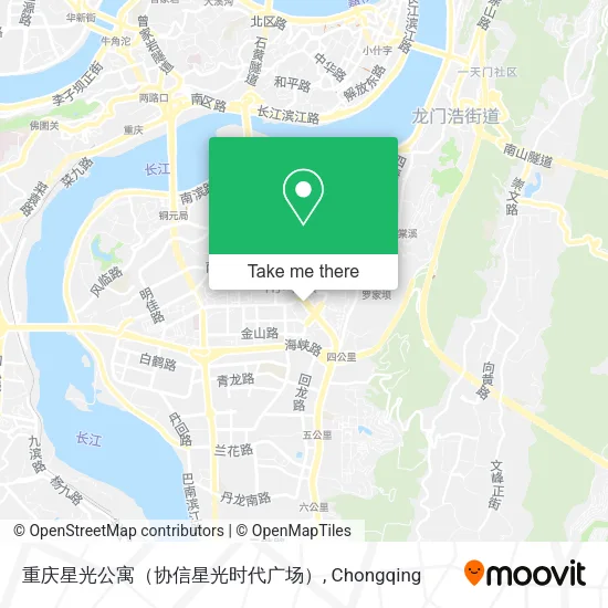 重庆星光公寓（协信星光时代广场） map
