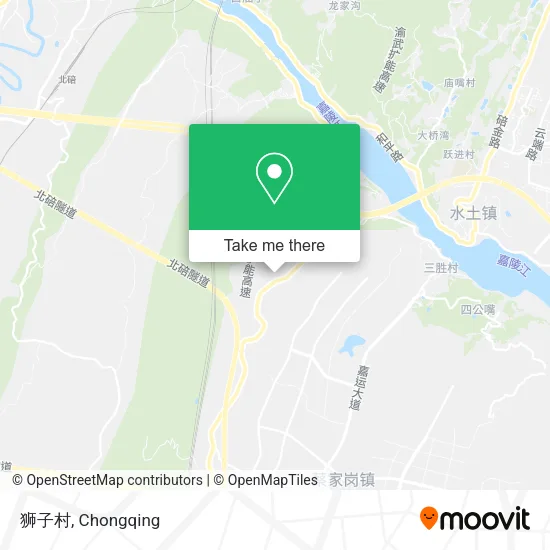 狮子村 map