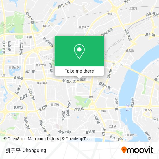 狮子坪 map