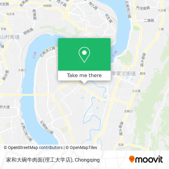家和大碗牛肉面(理工大学店) map