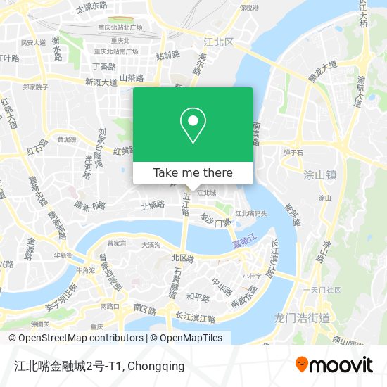 江北嘴金融城2号-T1 map