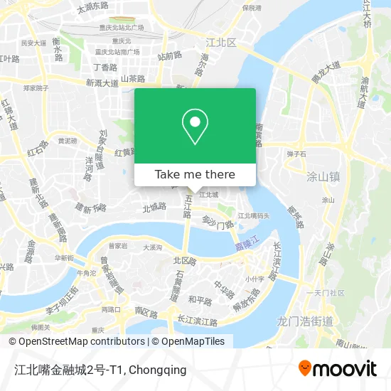 江北嘴金融城2号-T1 map