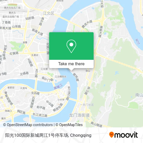 阳光100国际新城两江1号停车场 map