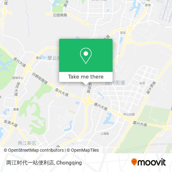 两江时代一站便利店 map
