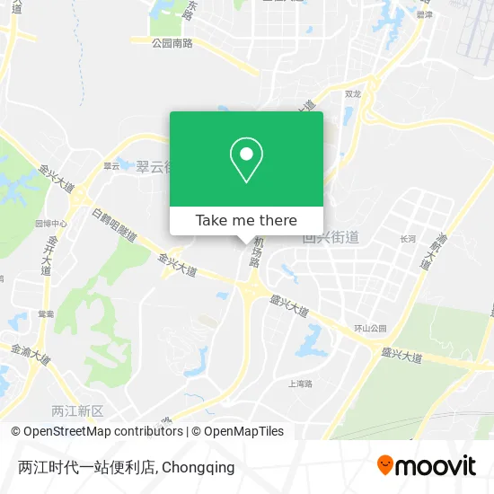 两江时代一站便利店 map