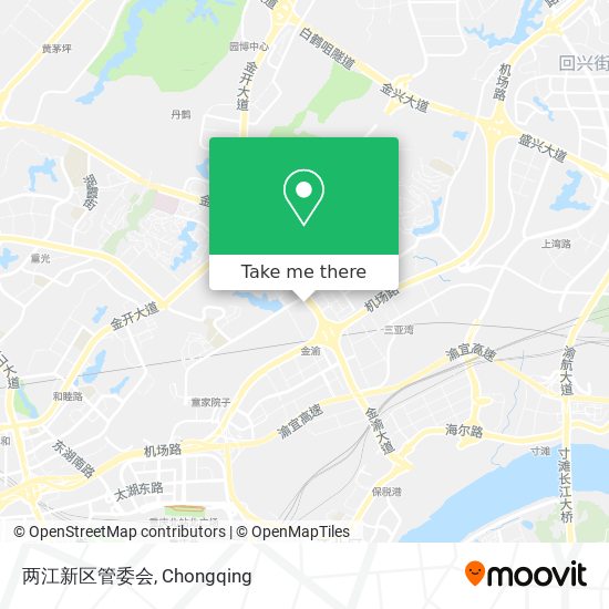 两江新区管委会 map