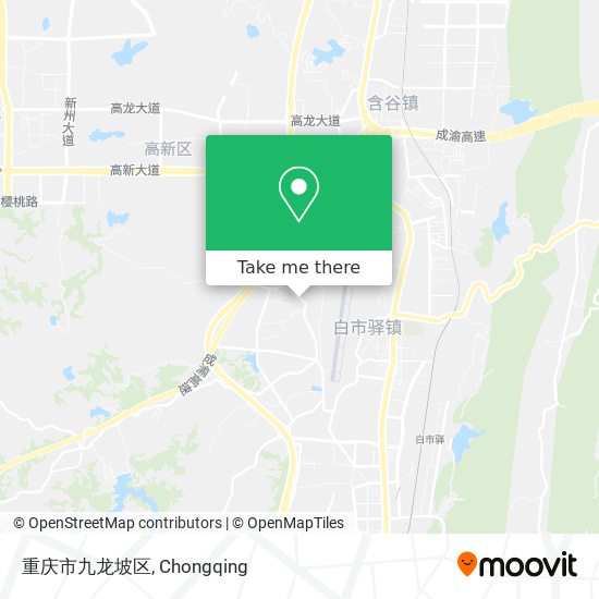 重庆市九龙坡区 map