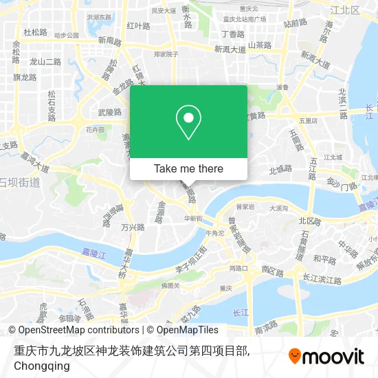 重庆市九龙坡区神龙装饰建筑公司第四项目部 map