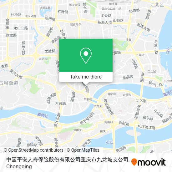 中国平安人寿保险股份有限公司重庆市九龙坡支公司 map