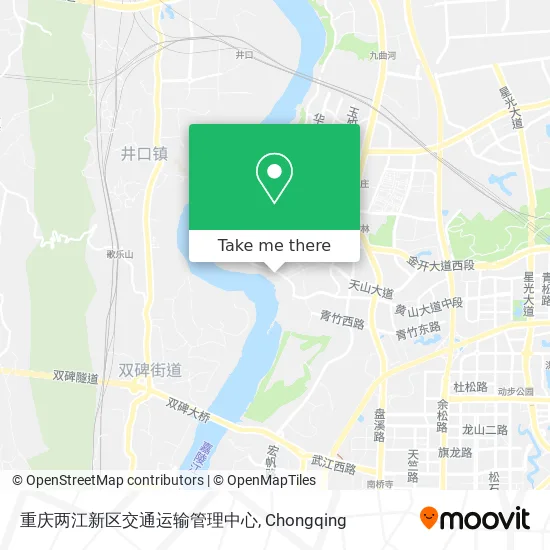 重庆两江新区交通运输管理中心 map