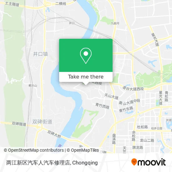 两江新区汽车人汽车修理店 map