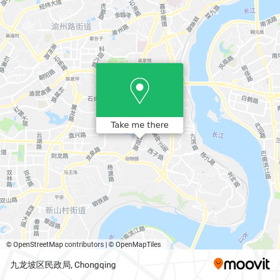 九龙坡区民政局 map