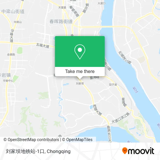 刘家坝地铁站-1口 map